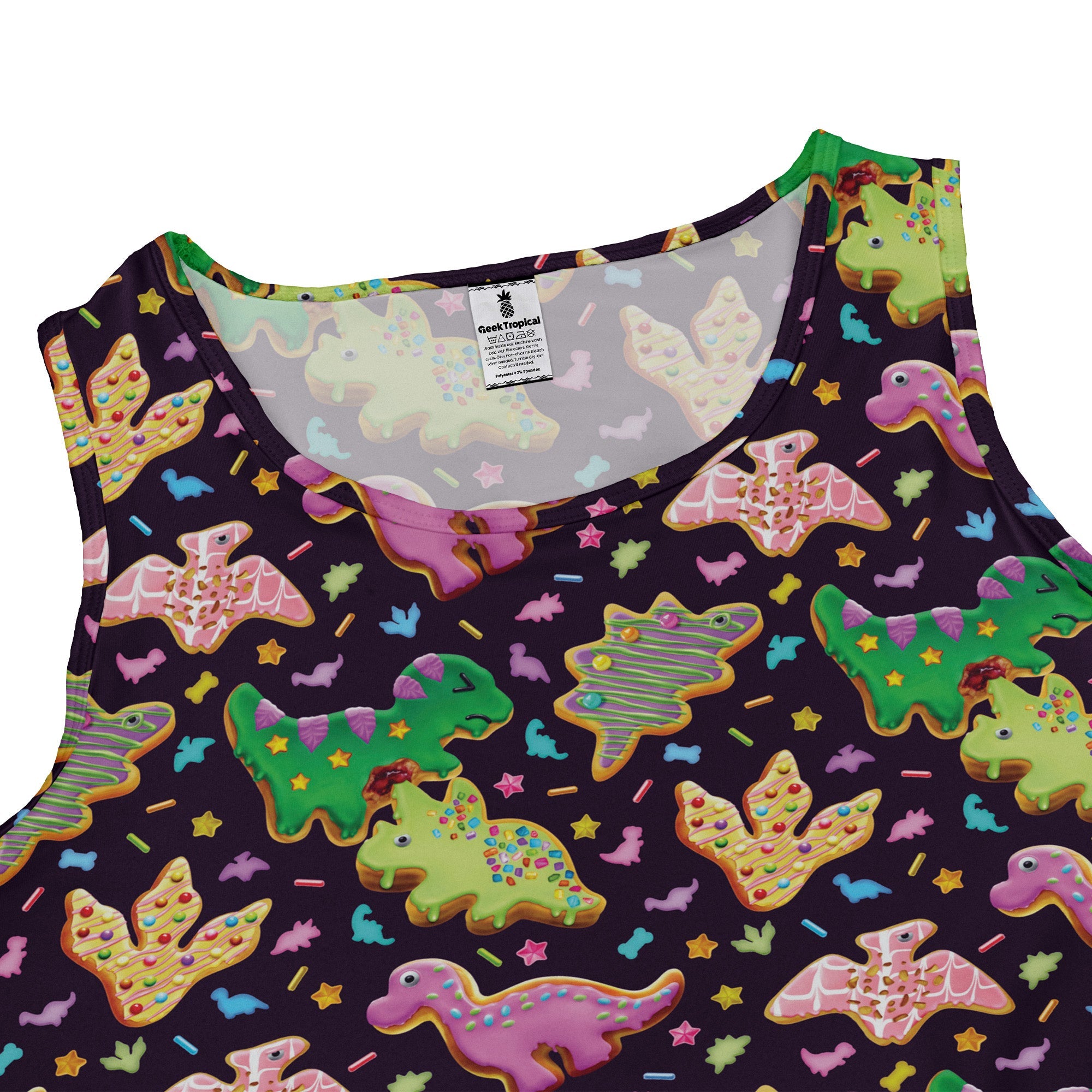 Dinonuts Dress Geek Nerd Design By Brigid Ashwood dinosaur print lx - C