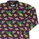 Dinonuts Long Sleeve Button Up Shirt Geek Nerd adult sizing Design By Brigid Ashwood dinosaur print