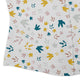 Dinosaur Footprint Tracks White Curvy Button Up Shirt Geek Nerd dinosaur print Simple Patterns women