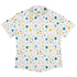 Dinosaur Footprint Tracks White Button Up Shirt - adult sizing - dinosaur print - Simple Patterns