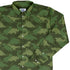 Dinosaur Khaki Army Dinosaur Green Long Sleeve Button Up Shirt Geek Nerd adult sizing dinosaur print FLOW DESC WRITING