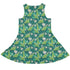 Dinosaur Smiles Flowers And Leaves Dress Geek Nerd dinosaur print lx - C Maximalist Patterns