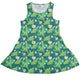 Dinosaur Smiles Flowers And Leaves Dress Geek Nerd dinosaur print lx - C Maximalist Patterns