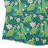 Dinosaur Smiles Flowers and Leaves Curvy Button Up Shirt Geek Nerd dinosaur print Maximalist Patterns women