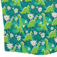 Dinosaur Smiles Flowers and Leaves Button Up Shirt - adult sizing - dinosaur print - Maximalist Patterns