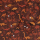 Dinosaur Tropical Fall Sunset Long Sleeve Button Up Shirt Geek Nerd adult sizing Animal Patterns Designs by Nathan