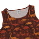 Dinosaur Tropical Fall Sunset Dress Geek Nerd Animal Patterns Designs by Nathan dinosaur print