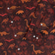 Dinosaur Tropical Sunset Long Sleeve Button Up Shirt Geek Nerd adult sizing Animal Patterns Designs by Nathan