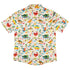 Dinosaur Beach Party Button Up Shirt Geek Nerd adult sizing Design by Zirkus Design dinosaur print