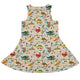 Dinosaur Beach Party Dress Geek Nerd Design by Zirkus Design dinosaur print lx - C