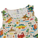 Dinosaur Beach Party Dress Geek Nerd Design by Zirkus Design dinosaur print lx - C