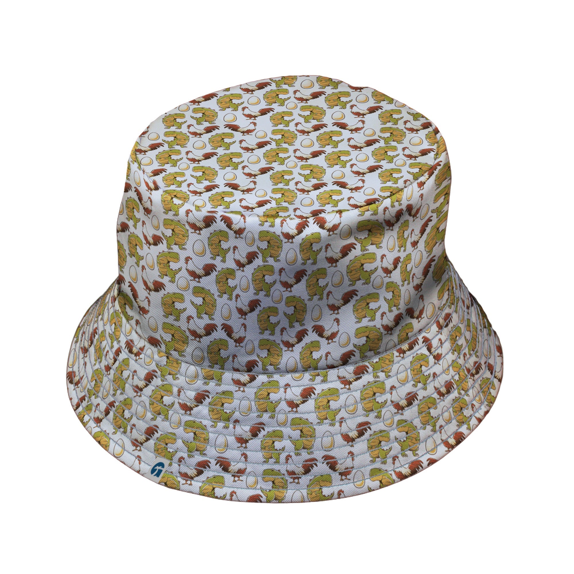 Before the Chicken Bucket Hat Geek Nerd Design by Tobe Fonseca dinosaur print funny prints