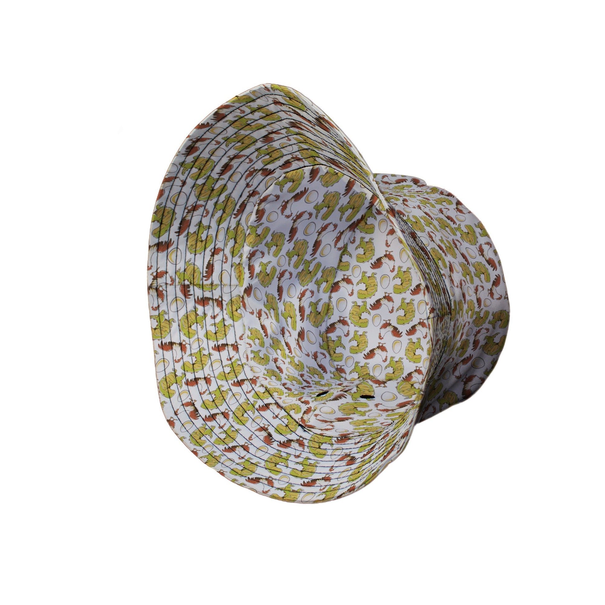 Before the Chicken Bucket Hat Geek Nerd Design by Tobe Fonseca dinosaur print funny prints
