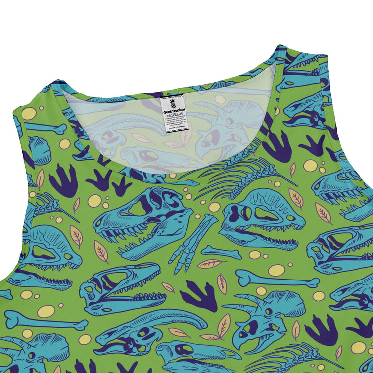 Dinosaur Bone Digs Dress Geek Nerd Design by Julie Kitzes dinosaur print funny prints