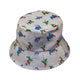 Dinosaur Ornaments Bucket Hat Geek Nerd christmas print Design by Zirkus Design dinosaur print