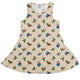 Dinosaur Ornaments Dress Geek Nerd christmas print Design by Zirkus Design dinosaur print