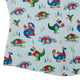 Dinosaur Wonderful Winter Curvy Button Up Shirt Geek Nerd christmas print Design by Zirkus Design dinosaur print