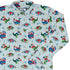 Dinosaur wonderful winter Long Sleeve Button Up Shirt Geek Nerd adult sizing christmas print Design by Zirkus Design