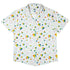 Dinosaur Footprints Rainbow Button Up Shirt - adult sizing - dinosaur print - Pride Patterns
