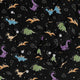 Dinostellar Space Dinosaurs Long Sleeve Button Up Shirt Geek Nerd 0925 adult sizing All Adult Button Up Shirts
