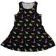 Dinostellar Space Dinosaurs Dress Geek Nerd 0925 Animal Patterns Design by Tobe Fonseca