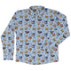 DnD Classes Rubber Ducks Long Sleeve Button Up Shirt Geek Nerd adult sizing Design by Ardi Tong dnd & rpg print