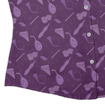 Dnd Bard Class Curvy Button Up Shirt Geek Nerd Design by Heather Davenport dnd & rpg print Dnd Classes