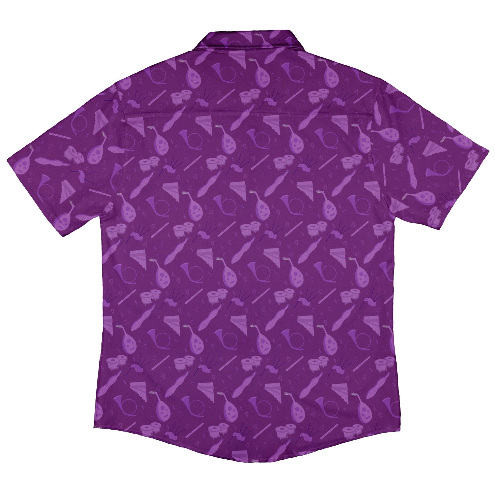 Dnd Bard Class Button Up Shirt - adult sizing - Design by Heather Davenport - dnd & rpg print