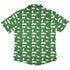 Dnd Christmas Dice Cats Button Up Shirt Geek Nerd adult sizing Christmas Print Design by Heather Davenport