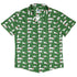 Dnd Christmas Dice Cats Button Up Shirt Geek Nerd adult sizing Christmas Print Design by Heather Davenport