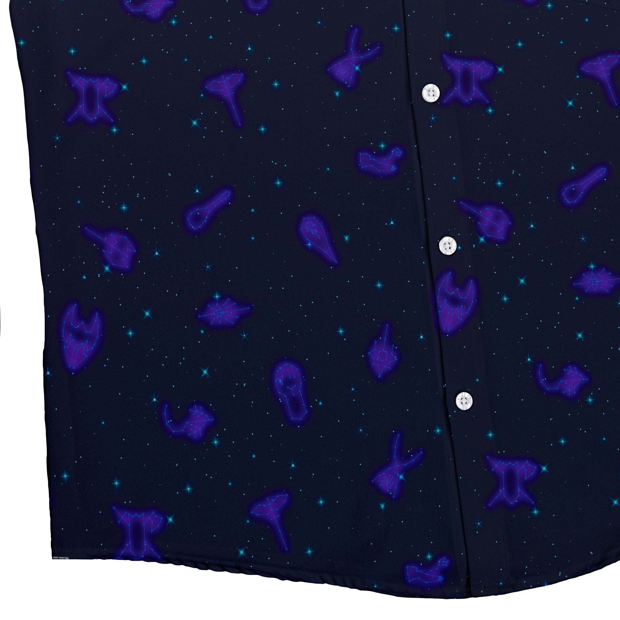 Dnd Class Constellations Button Up Shirt - adult sizing - dnd & rpg print -