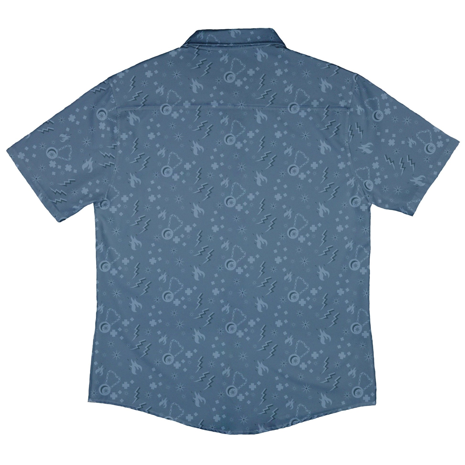 Dnd Cleric Class Button Up Shirt - adult sizing - Design by Heather Davenport - dnd & rpg print