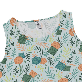Dnd Dice Plants Dress Geek Nerd dnd & rpg print lx - C Simple Patterns