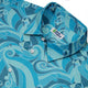 Dnd Dice Swirl Blue Button Up Shirt Geek Nerd 0925 adult sizing All Adult Button Up Shirts