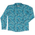 Dnd Dice Swirl Blue Long Sleeve Button Up Shirt Geek Nerd 0925 adult sizing All Adult Button Up Shirts