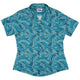 Dnd Dice Swirl Blue Curvy Button Up Shirt Geek Nerd 0925 All Adult Button Up Shirts board game print