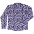 Dnd Dice Swirls Purple Long Sleeve Button Up Shirt Geek Nerd 0925 adult sizing All Adult Button Up Shirts