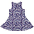 Dnd Dice Swirls Purple Dress Geek Nerd 0925 Designs by Nathan dnd & rpg print