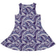Dnd Dice Swirls Purple Dress Geek Nerd 0925 Designs by Nathan dnd & rpg print