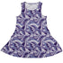 Dnd Dice Swirls Purple Dress Geek Nerd 0925 Designs by Nathan dnd & rpg print
