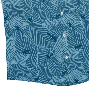 Tropical Dragons Button Up Shirt - adult sizing - Design by Dunking Toast - dnd & rpg print