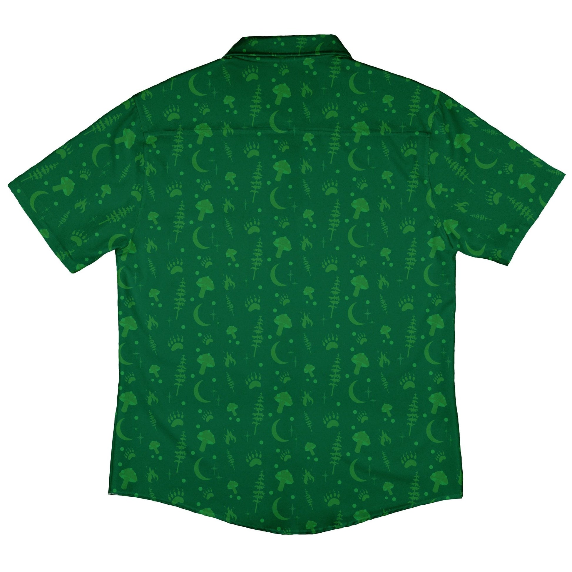 Dnd Druid Class Button Up Shirt - adult sizing - Design by Heather Davenport - dnd & rpg print