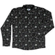 Dnd Dungeon Monsters Midnight Long Sleeve Button Up Shirt Geek Nerd adult sizing Designs by Nathan dnd & rpg print