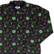 Dnd Dungeon Monsters Long Sleeve Button Up Shirt Geek Nerd adult sizing Designs by Nathan dnd & rpg print
