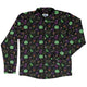Dnd Dungeon Monsters Long Sleeve Button Up Shirt Geek Nerd adult sizing Designs by Nathan dnd & rpg print