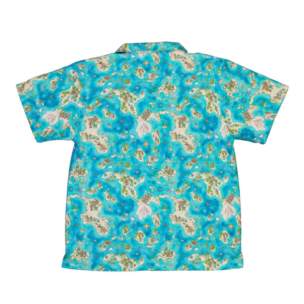 Fantasy World Map Dnd Youth Hawaiian Shirt - Designs by Nathan - Fantasy Prints - Q3