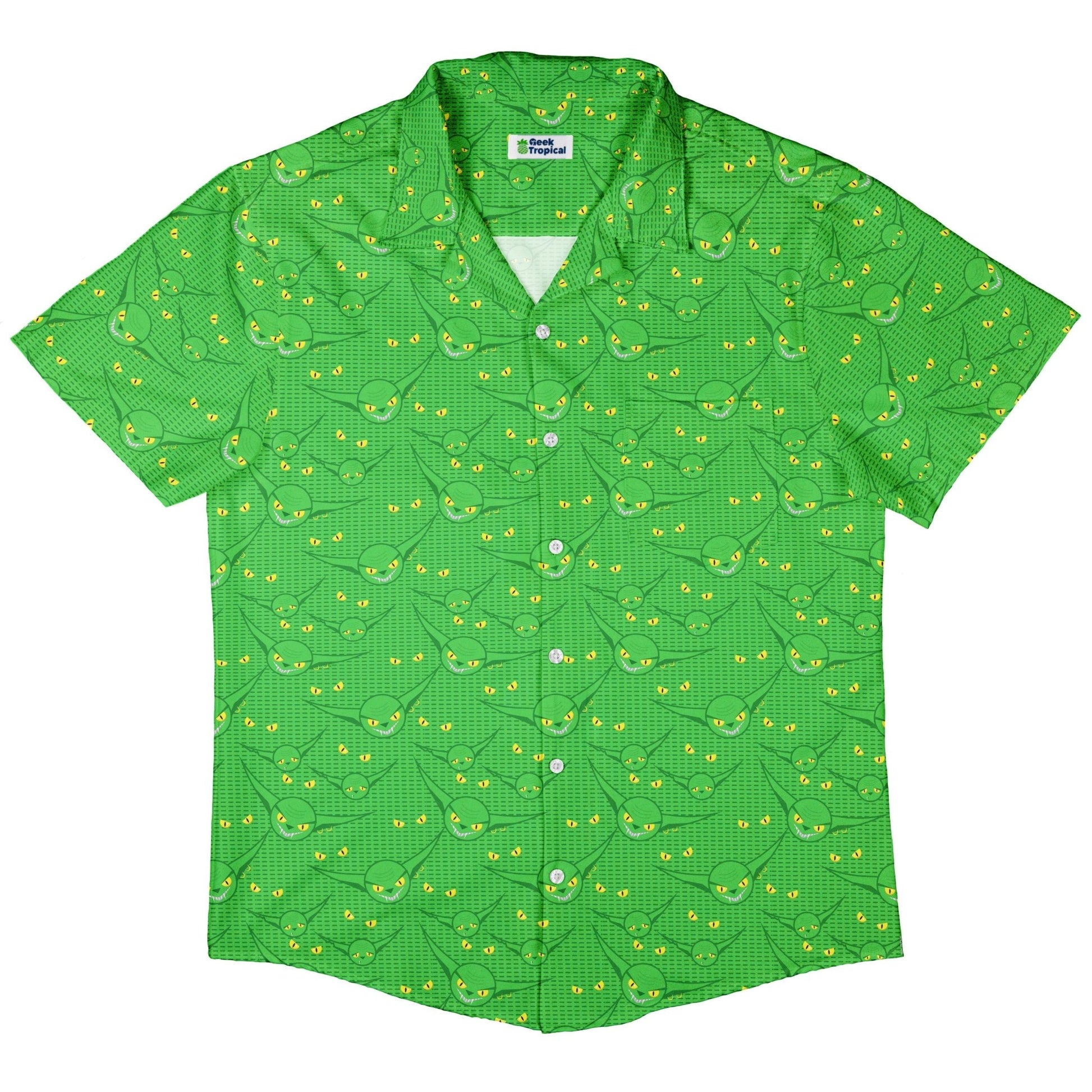 Goblins Button Up Shirt - adult sizing - Design by Heather Davenport - Fantasy Prints