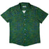 Clearance Ready - to - Ship Green Dragon Scales Button Up Shirt Geek Nerd adult sizing Clearance Designs by Nathan