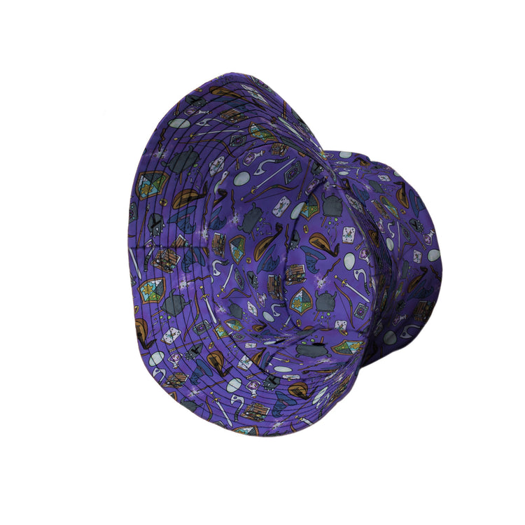 Dnd Hero Inventory Purple Bucket Hat