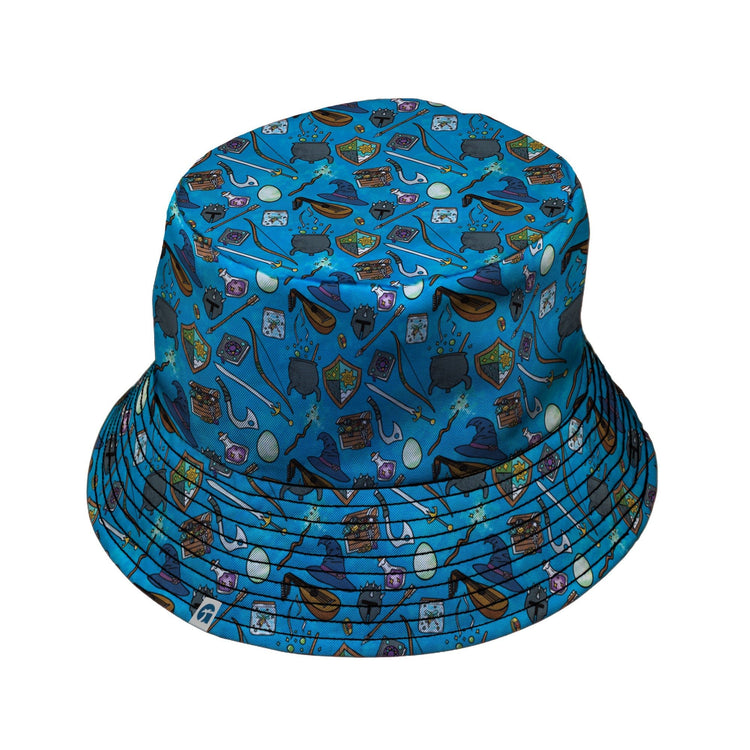 Dnd Hero Inventory Bucket Hat - Designs by Nathan - dnd & rpg print - lx - B